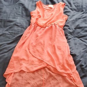 Fluro pink dress